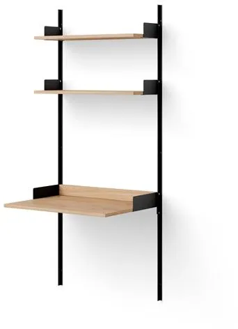 New Works Study Hylla 1900 Ek/Svart