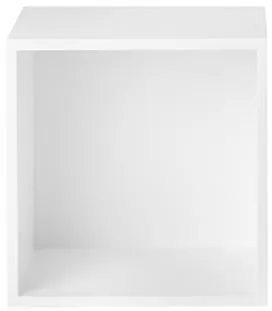 Muuto Stacked Hyllsystem Medium med bakpanel Vit
